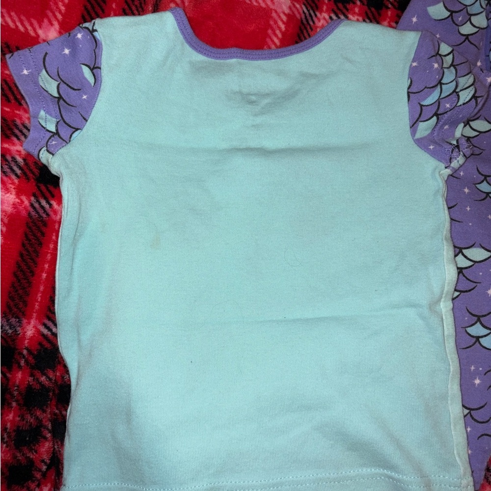 Gabby Dollhouse 2 PIECE Pajama Set Charming Cat in Mint and Lavender - Picture 4 of 8